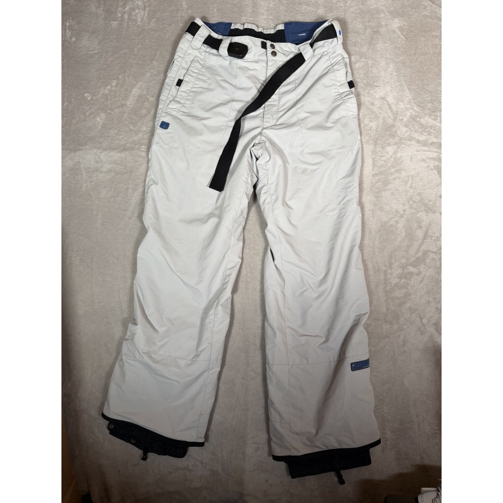 Columbia Mens Gray Snow Pants M Regular 30W x 34L Omni-Tech Ski Snowboard